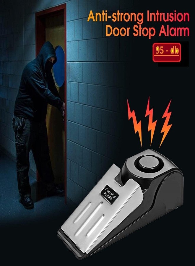 VPGS Door Stopper Alarm 1 Pack, 120dB Loud Portable Wedge Entrance Alert Safety Tools for Home Security House Apartment Hotel Travel - Image 4